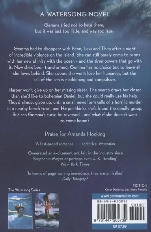 Rückseite: 9781447205739 | Lullaby | Amanda Hocking | Taschenbuch | 290 S. | Englisch | 2012