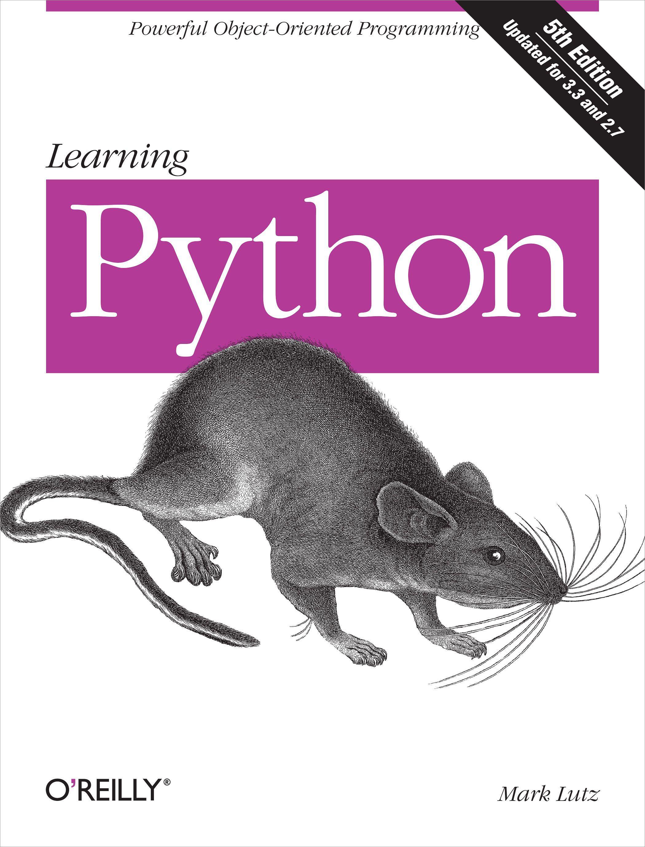 Learning Python | Mark Lutz | Taschenbuch | XLIX | Englisch | 2013 | O'Reilly Media | EAN 9781449355739 - Lutz, Mark