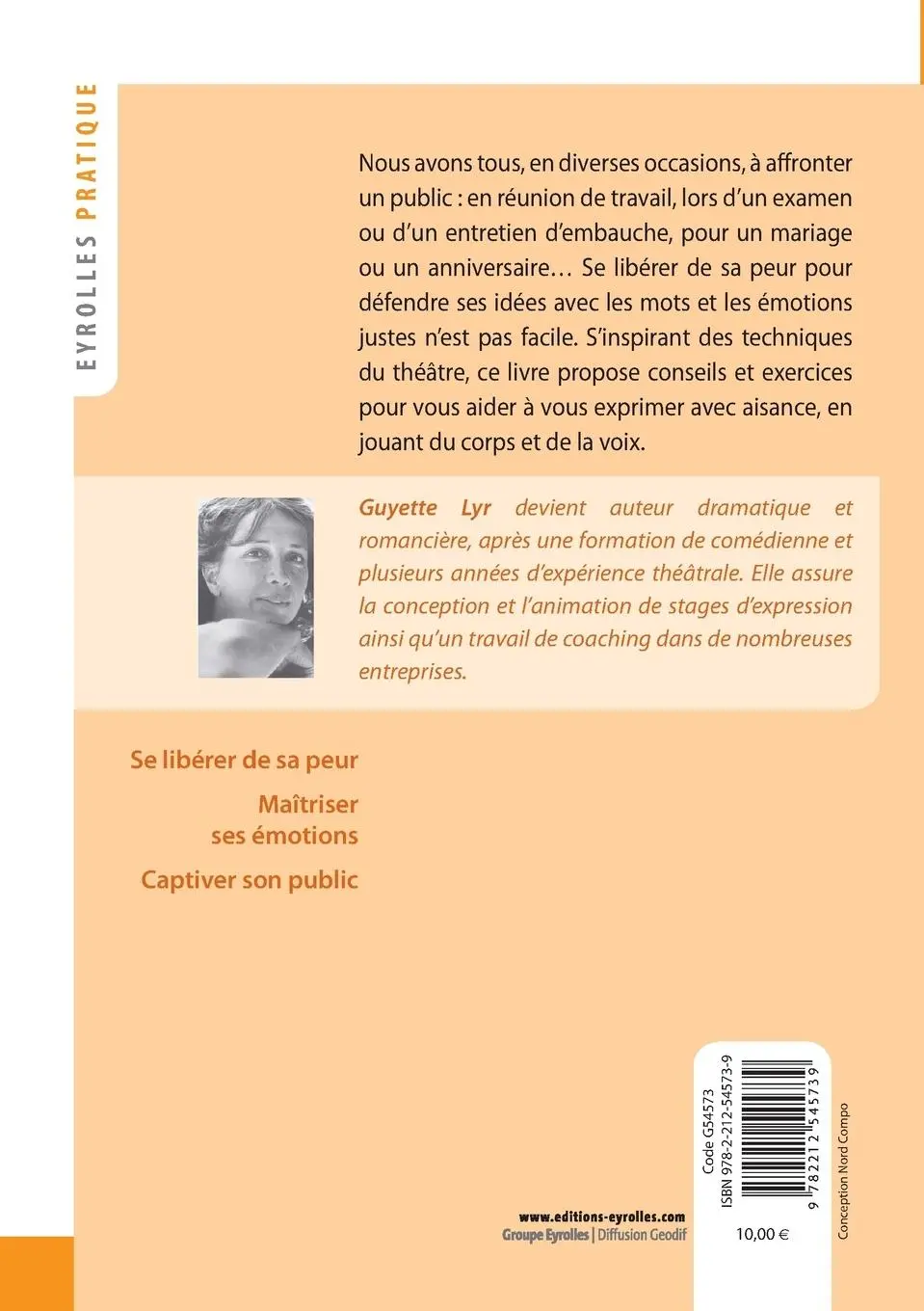 Rückseite: 9782212545739 | Oser s'exprimer | Guyette Lyr | Taschenbuch | Französisch | 2010