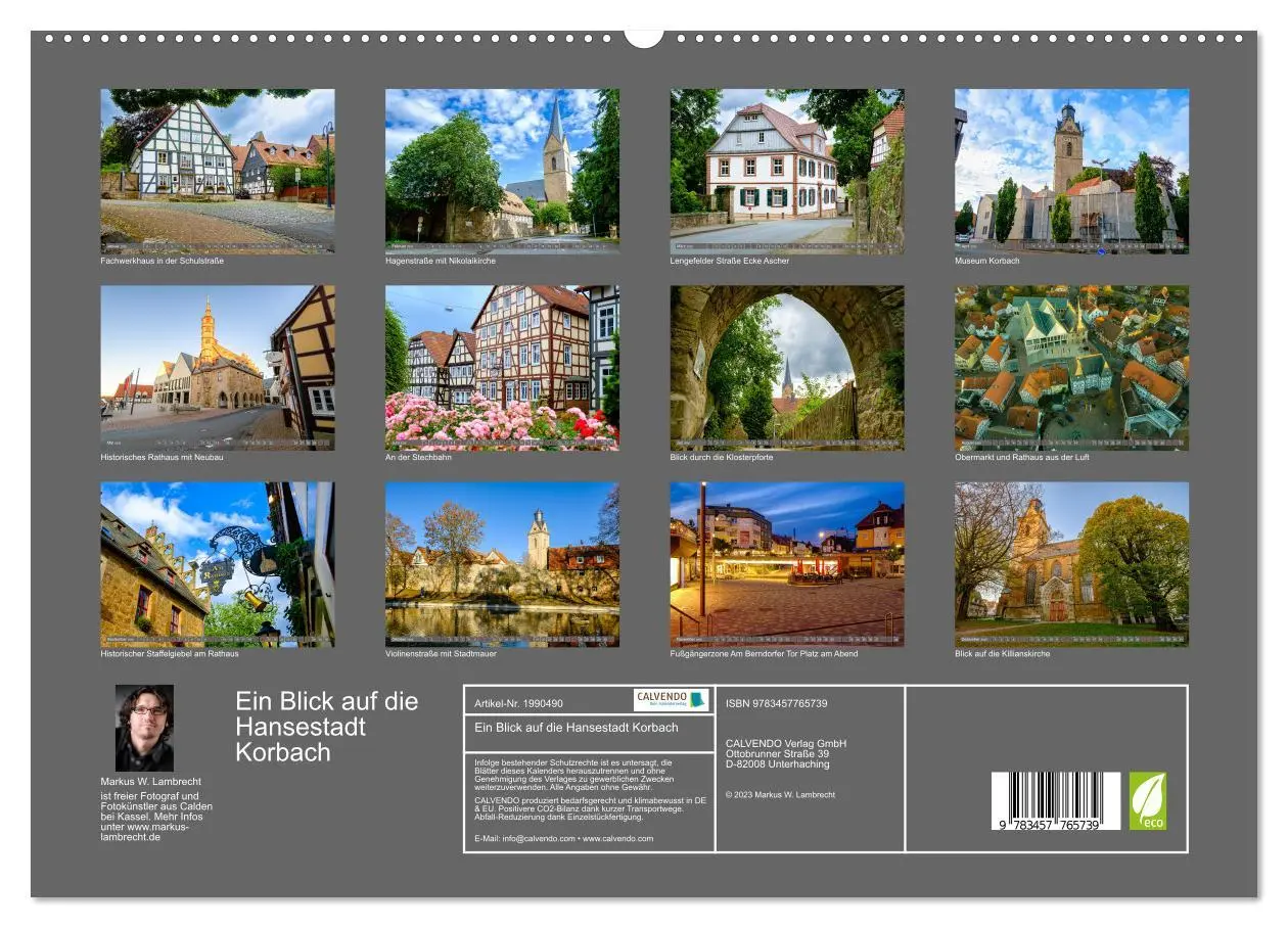Bild: 9783457765739 | Ein Blick auf die Hansestadt Korbach (hochwertiger Premium...