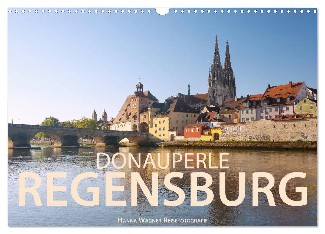 Cover: 9783457835739 | Donauperle Regensburg (Wandkalender 2026 DIN A3 quer), CALVENDO...