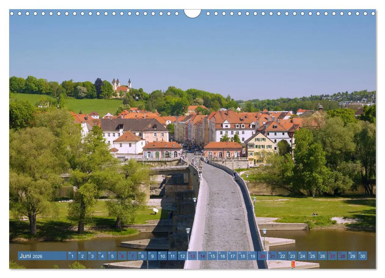 Bild: 9783457835739 | Donauperle Regensburg (Wandkalender 2026 DIN A3 quer), CALVENDO...
