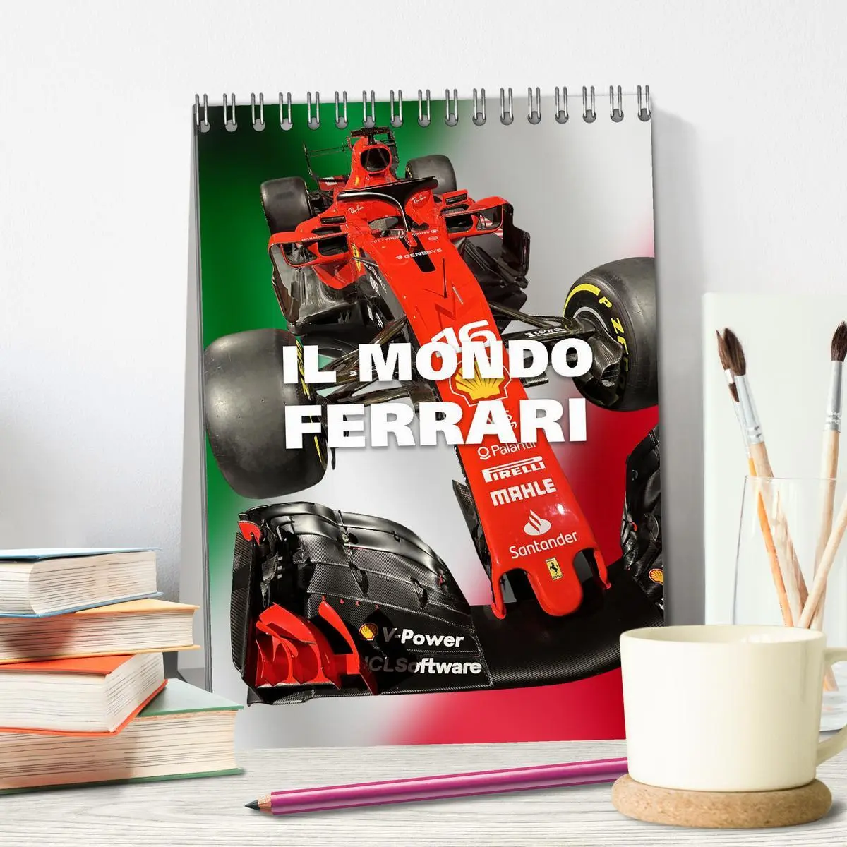 Bild: 9783516305739 | Il Mondo Ferrari (Tischkalender 2026 DIN A5 hoch), CALVENDO...