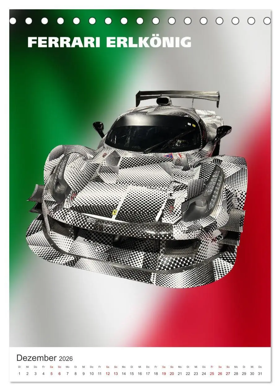 Bild: 9783516305739 | Il Mondo Ferrari (Tischkalender 2026 DIN A5 hoch), CALVENDO...