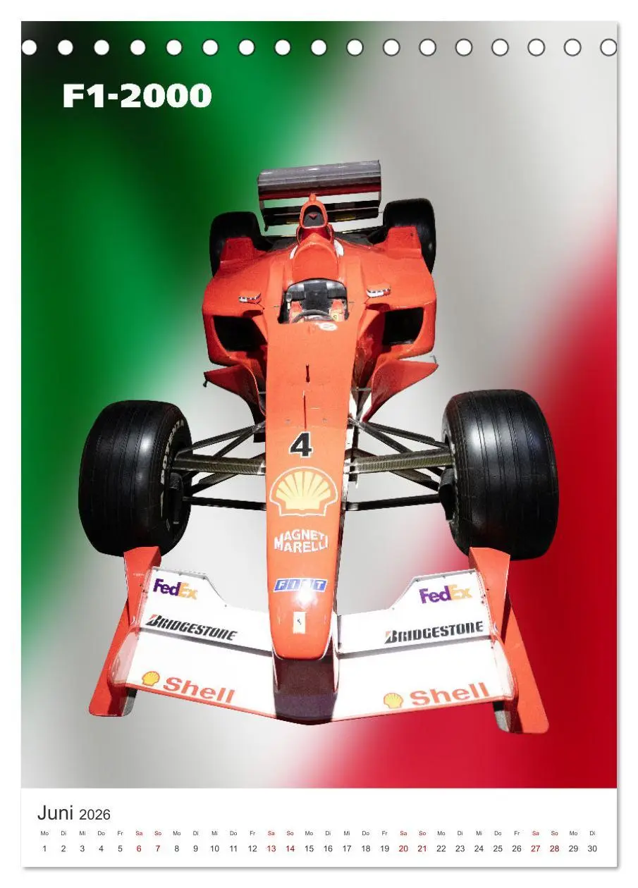 Bild: 9783516305739 | Il Mondo Ferrari (Tischkalender 2026 DIN A5 hoch), CALVENDO...
