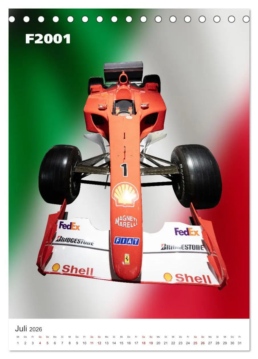 Bild: 9783516305739 | Il Mondo Ferrari (Tischkalender 2026 DIN A5 hoch), CALVENDO...