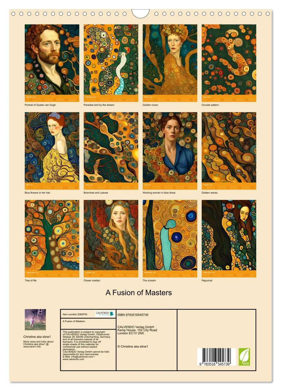 Bild: 9783516545739 | A Fusion of Masters (Wall Calendar 2026 DIN A3 portrait), CALVENDO...