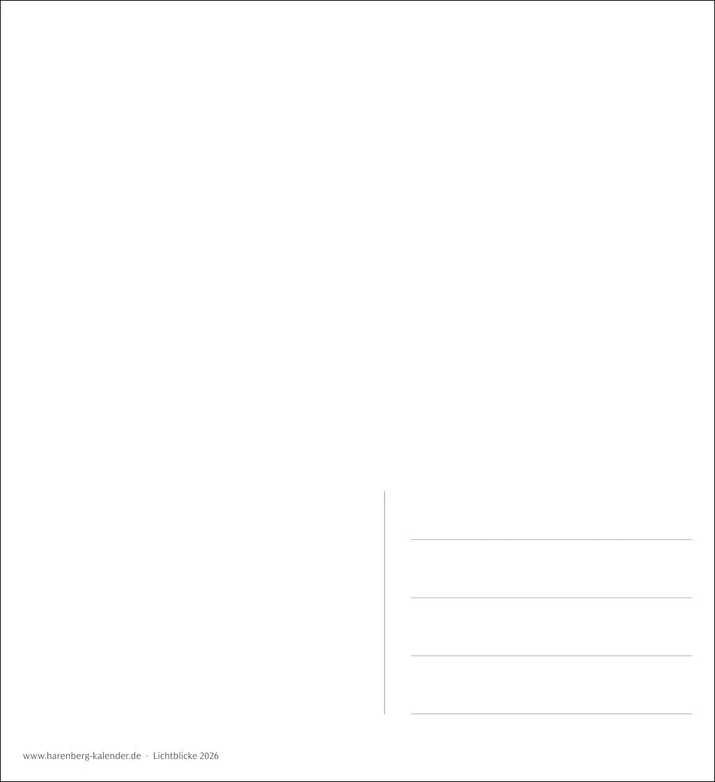 Bild: 9783840035739 | Lichtblicke Postkartenkalender 2026 - Wochenkalender mit 53 Postkarten