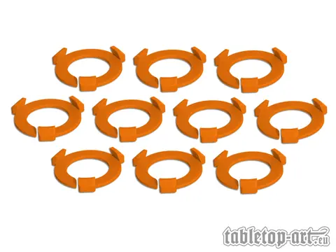 Cover: 704270725839 | Squad Marker - 25mm Orange (10) | Tabletop-Art | EAN 704270725839