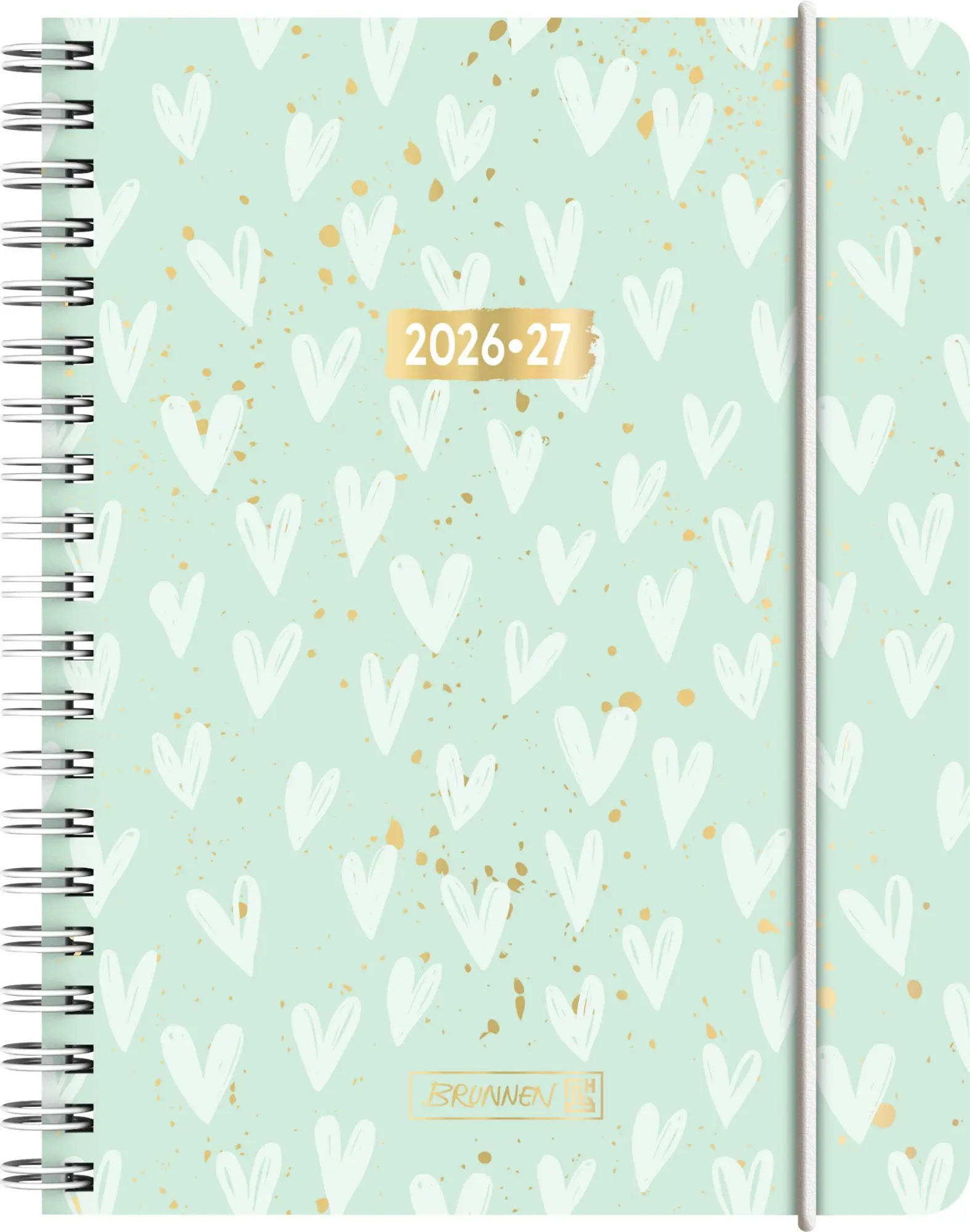 Cover: 4061947155839 | Schülerkalender 2026/2027 "Hearts" A6, Kunststoff | Buch | 208 S.