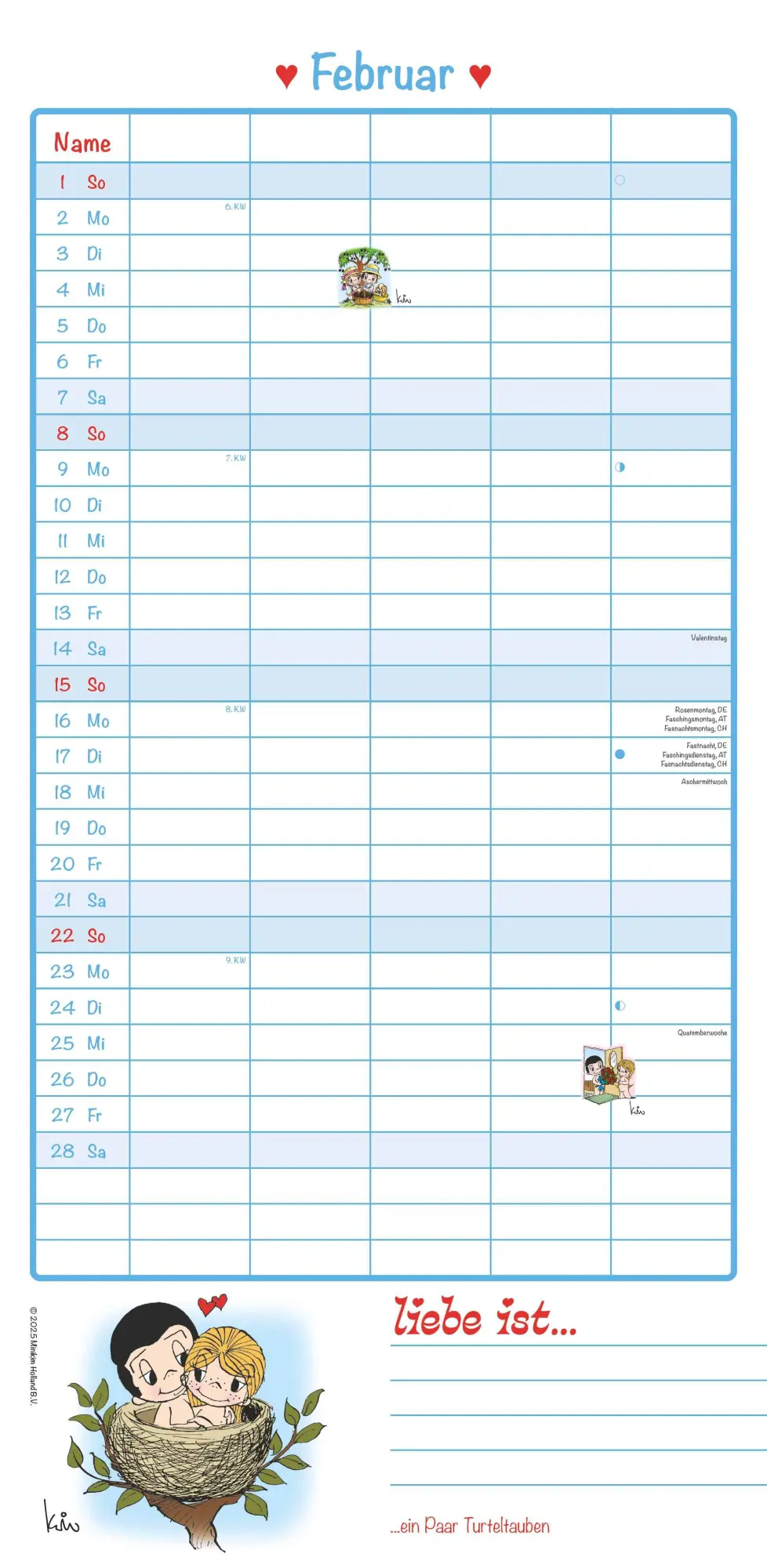 Bild: 4069095005839 | liebe ist... 2026 Familientermine - Familien-Timer - Termin-Planer...