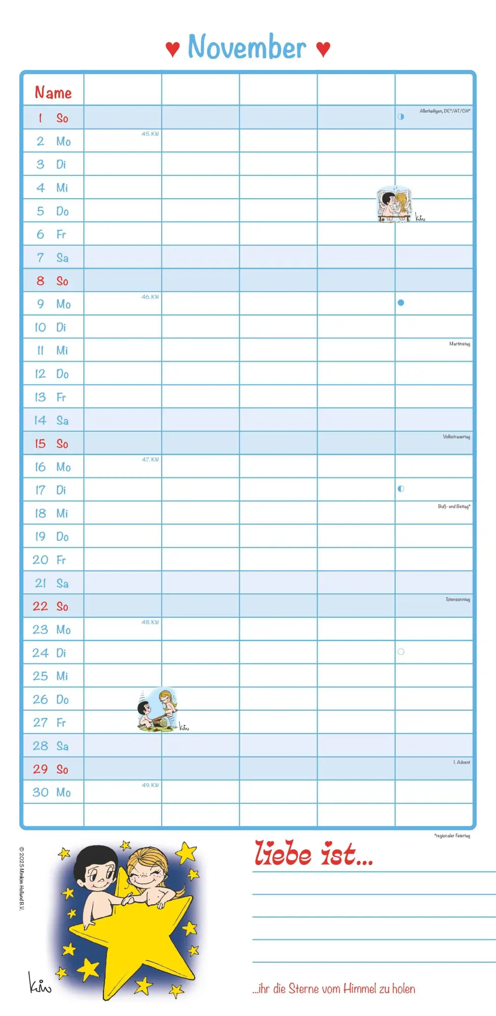 Bild: 4069095005839 | liebe ist... 2026 Familientermine - Familien-Timer - Termin-Planer...