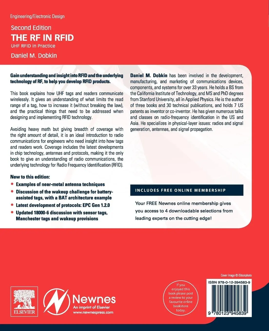 Rückseite: 9780123945839 | The RF in Rfid | UHF Rfid in Practice | Daniel M. Dobkin | Taschenbuch
