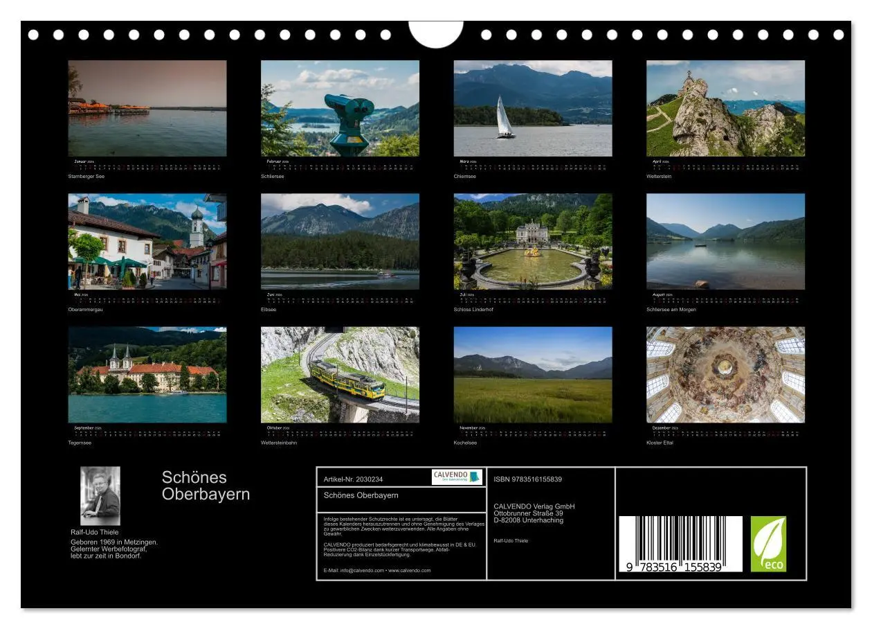 Bild: 9783516155839 | Schönes Oberbayern (Wandkalender 2026 DIN A4 quer), CALVENDO...