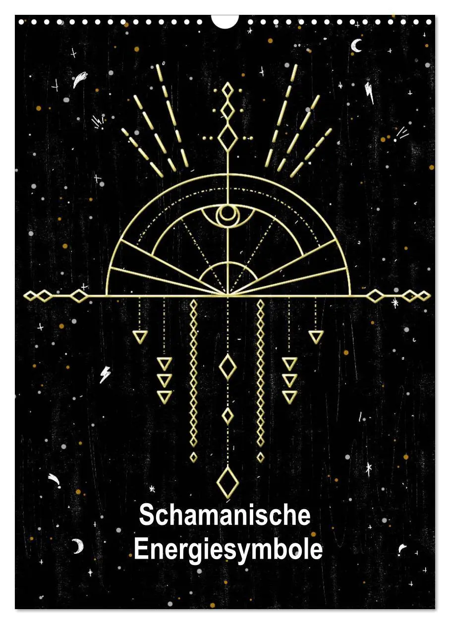 Cover: 9783516395839 | Schamanische Energiesymbole (Wandkalender 2026 DIN A3 hoch),...