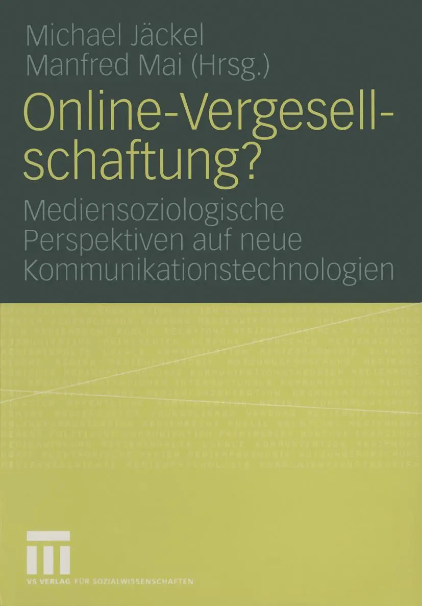 Cover: 9783531145839 | Online-Vergesellschaftung? | Manfred Mai (u. a.) | Taschenbuch | 2005