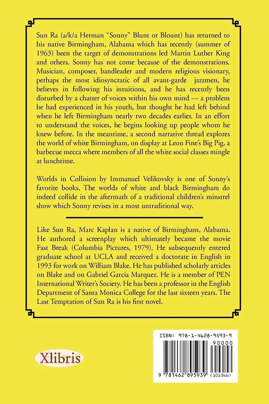 Rückseite: 9781462895939 | The Last Temptation of Sun Ra | Marc Kaplan | Taschenbuch | Englisch