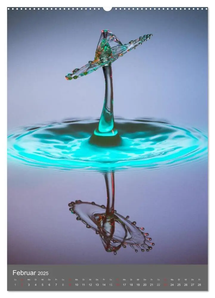 Bild: 9783457055939 | Liquid Art, Highspeed Tropfenfotografie (Wandkalender 2025 DIN A2...