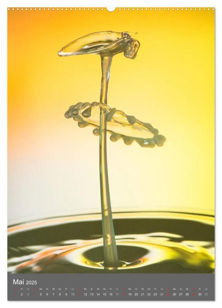 Bild: 9783457055939 | Liquid Art, Highspeed Tropfenfotografie (Wandkalender 2025 DIN A2...