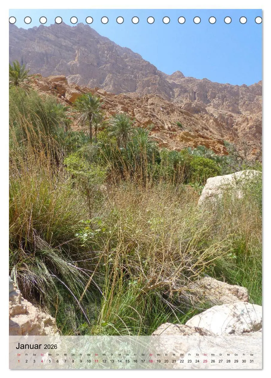 Bild: 9783516385939 | Zauberhafter Oman (Tischkalender 2026 DIN A5 hoch), CALVENDO...