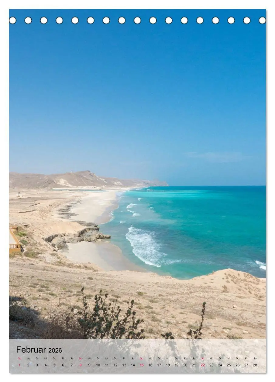 Bild: 9783516385939 | Zauberhafter Oman (Tischkalender 2026 DIN A5 hoch), CALVENDO...