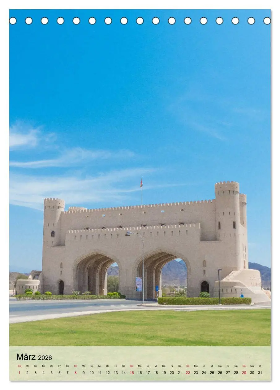 Bild: 9783516385939 | Zauberhafter Oman (Tischkalender 2026 DIN A5 hoch), CALVENDO...
