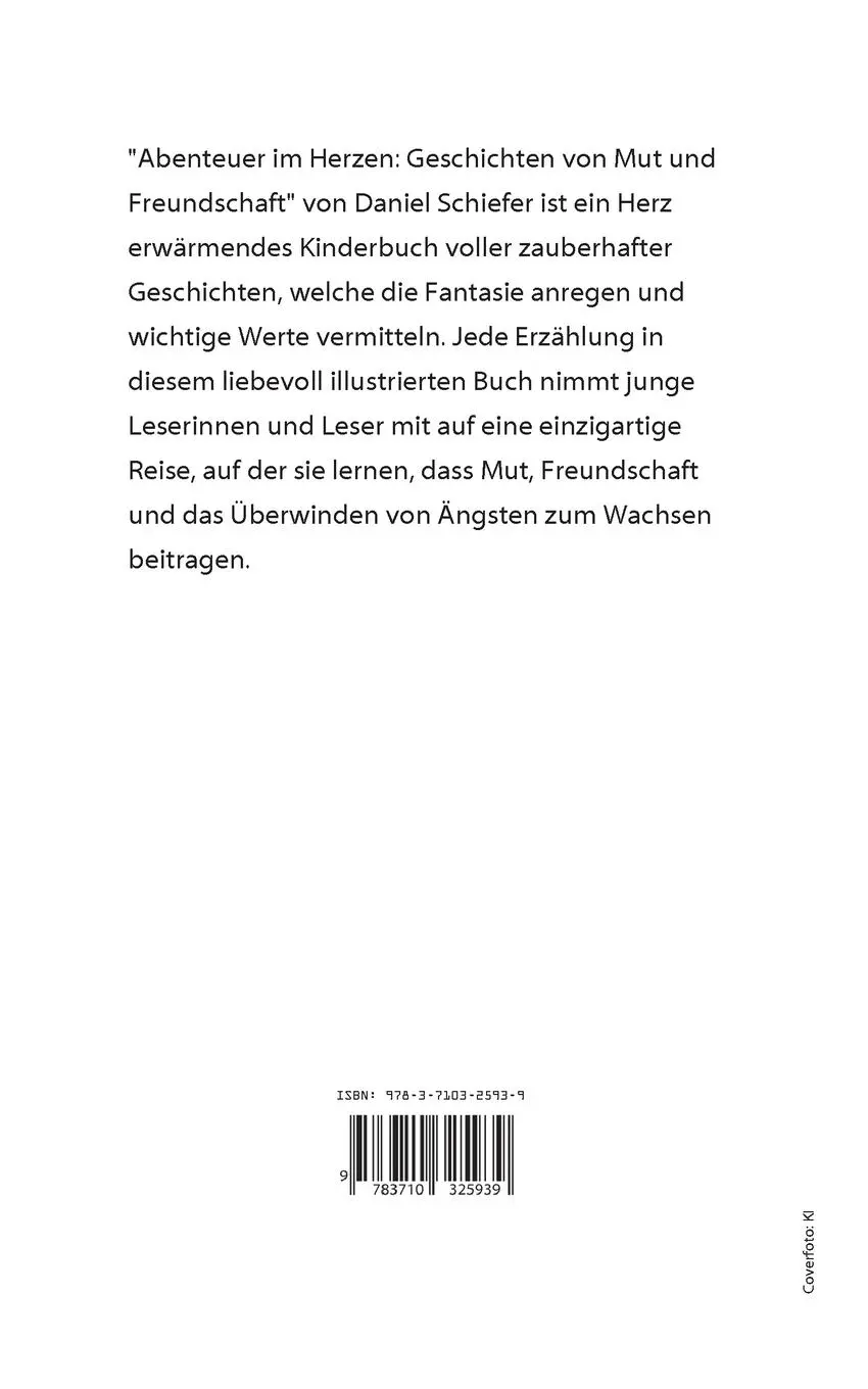 Rückseite: 9783710325939 | Abenteuer im Herzen | Geschichten von Mut und Freundschaft | Schiefer