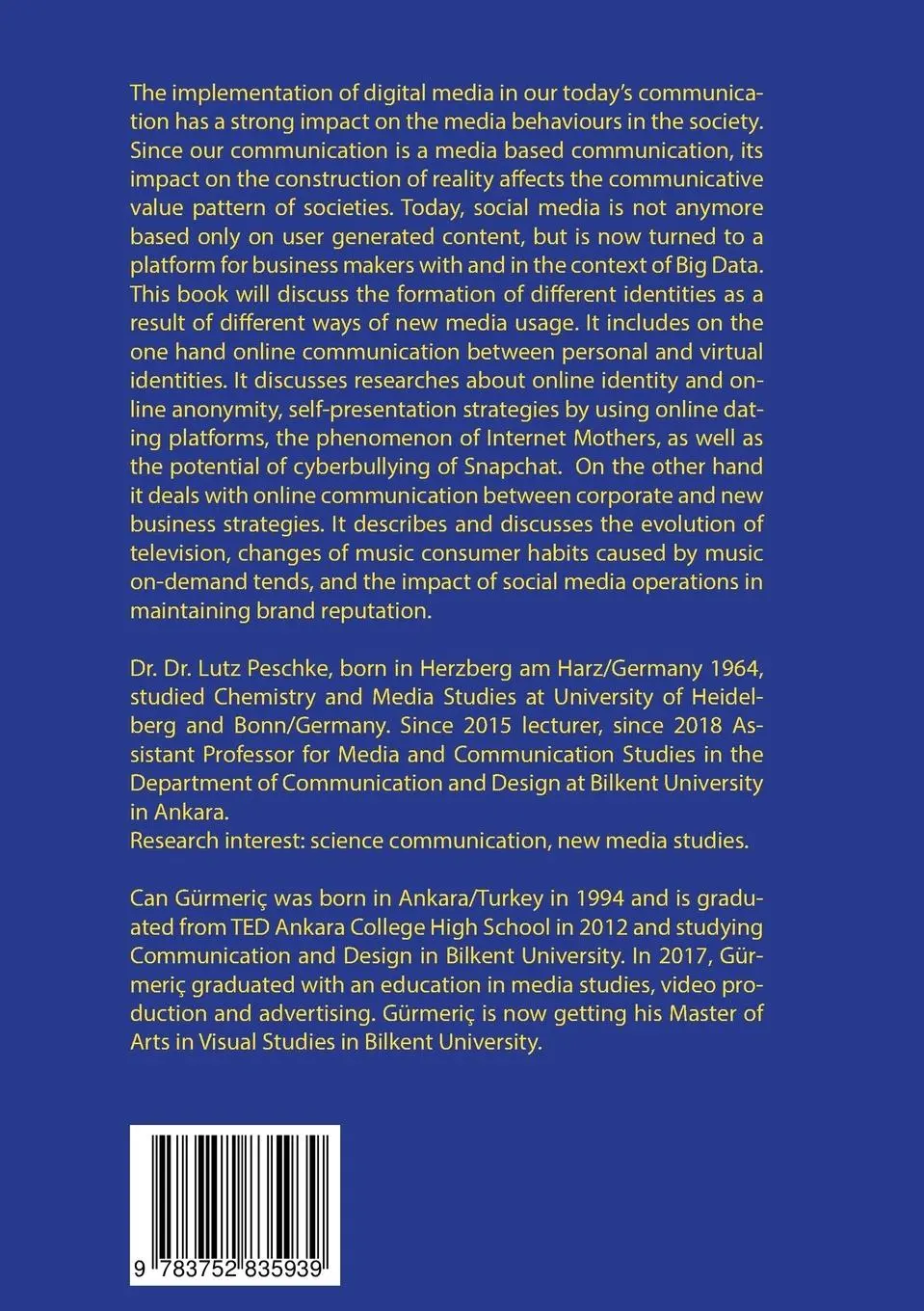 Rückseite: 9783752835939 | Online Communication in the Context of Personal, Virtual and...