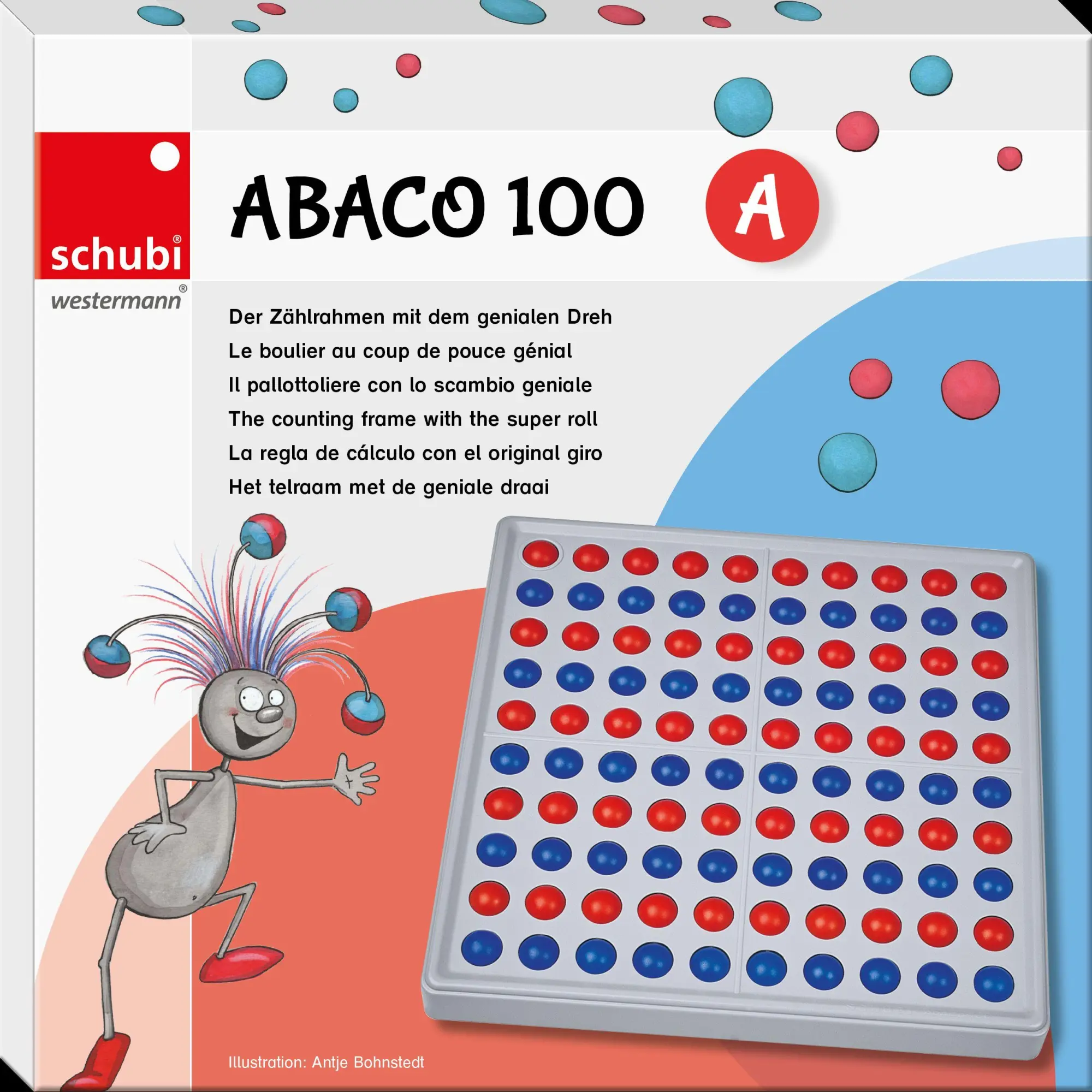 Bild: 9783898915939 | SCHUBI Abaco 100. Modell A 10/10 Kugeln (rot/blau) | Helmut Wentzke