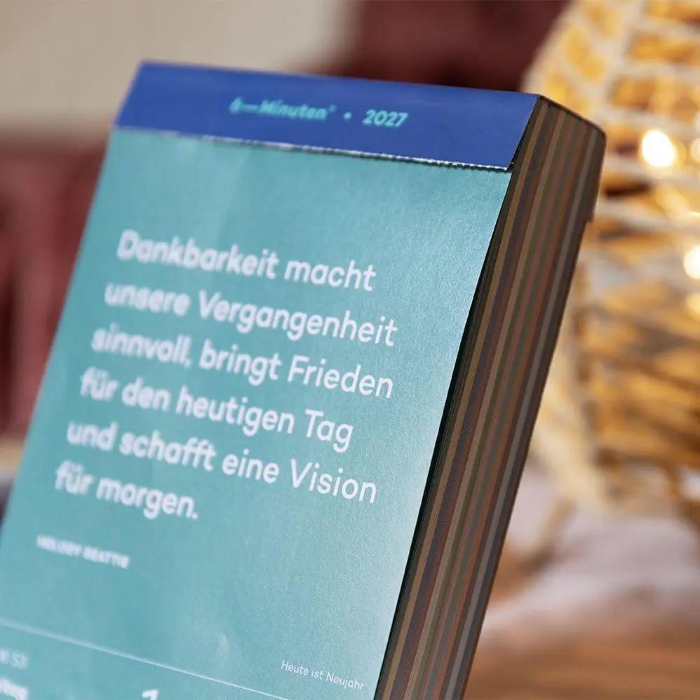 Bild: 4036442016039 | Tagesabreißkalender 2027: 6-Minuten | Dominik Spenst | Kalender | 2027