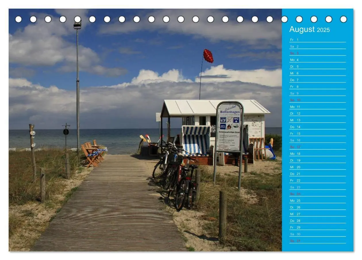 Bild: 9783435476039 | Boltenhagen 2025 (Tischkalender 2025 DIN A5 quer), CALVENDO...