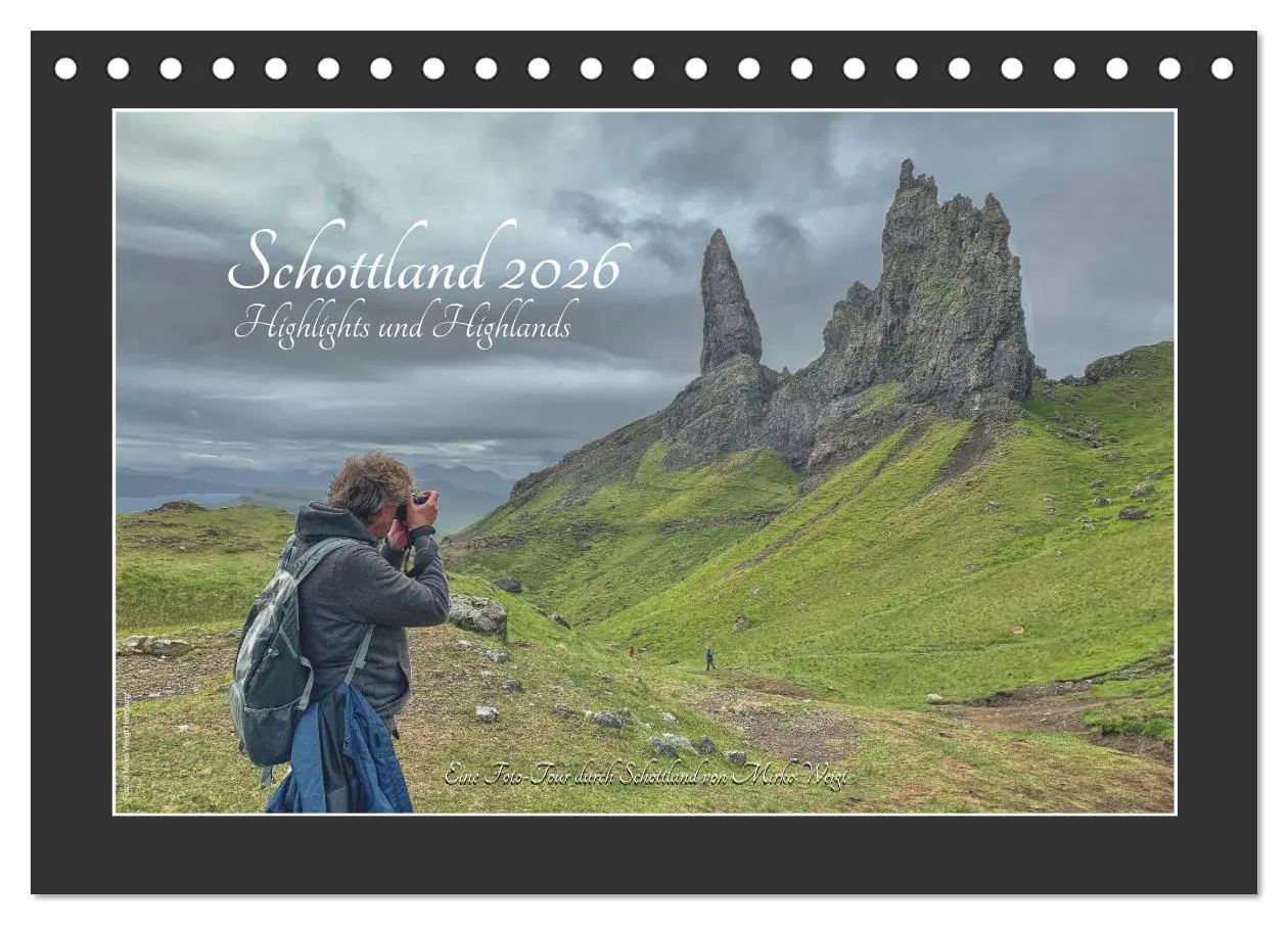 Cover: 9783457566039 | Schottland 2026 Highlights und Highlands (Tischkalender 2026 DIN A5...