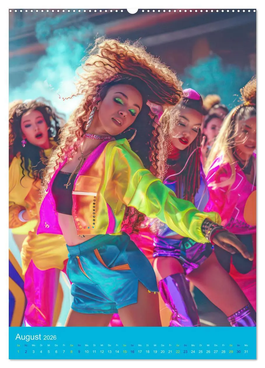 Bild: 9783516276039 | Hip-hop Begeisterung (Wandkalender 2026 DIN A2 hoch), CALVENDO...