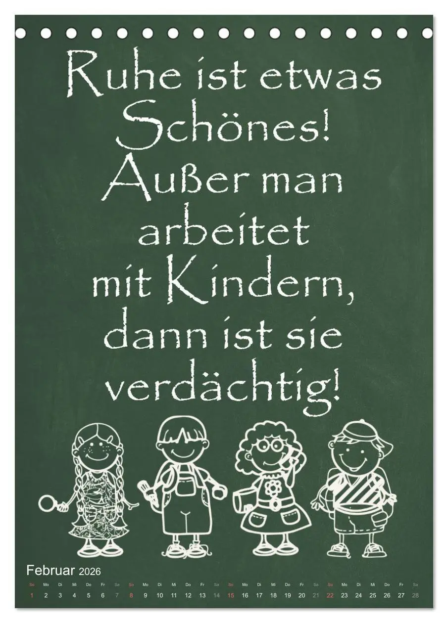 Bild: 9783516346039 | Coole Lehrersprüche (Tischkalender 2026 DIN A5 hoch), CALVENDO...
