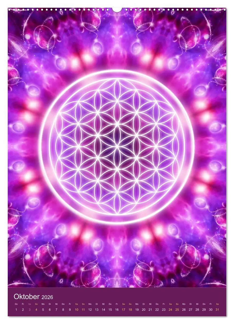 Bild: 9783516416039 | Blume des Lebens - Harmonie durch Symbolkraft (Wandkalender 2026...