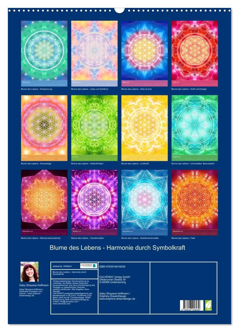 Bild: 9783516416039 | Blume des Lebens - Harmonie durch Symbolkraft (Wandkalender 2026...