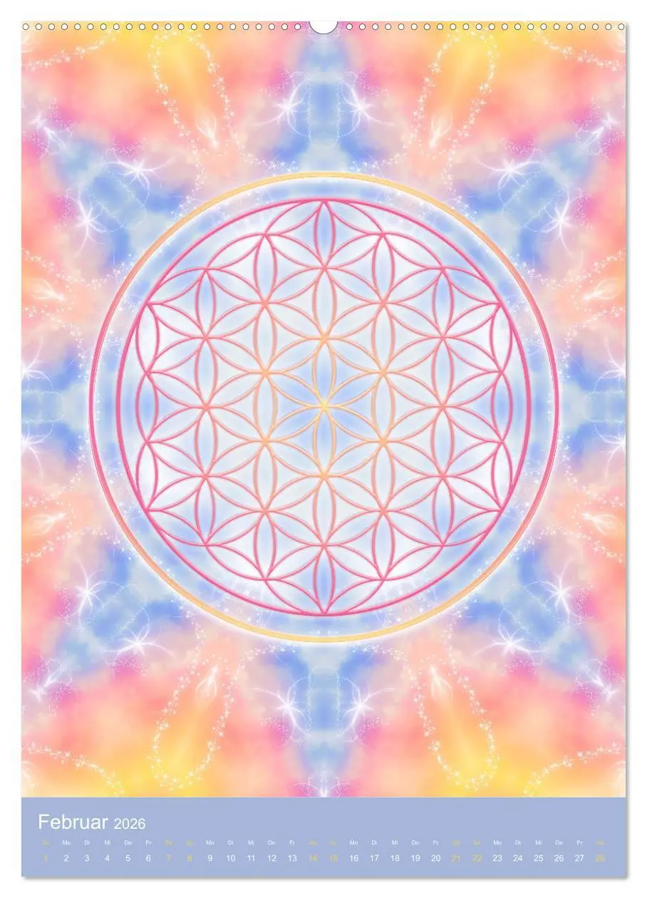 Bild: 9783516416039 | Blume des Lebens - Harmonie durch Symbolkraft (Wandkalender 2026...