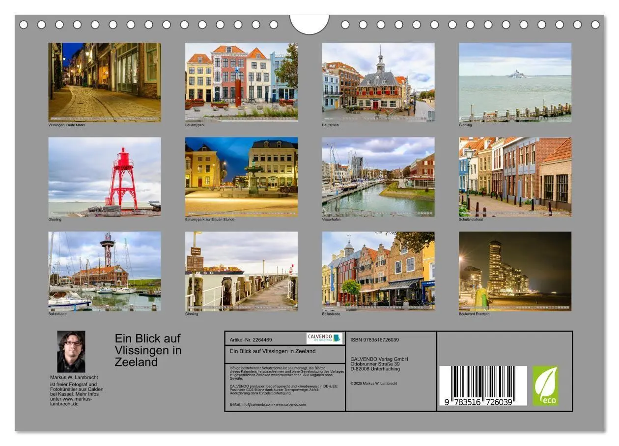 Bild: 9783516726039 | Ein Blick auf Vlissingen in Zeeland (Wandkalender 2026 DIN A4...