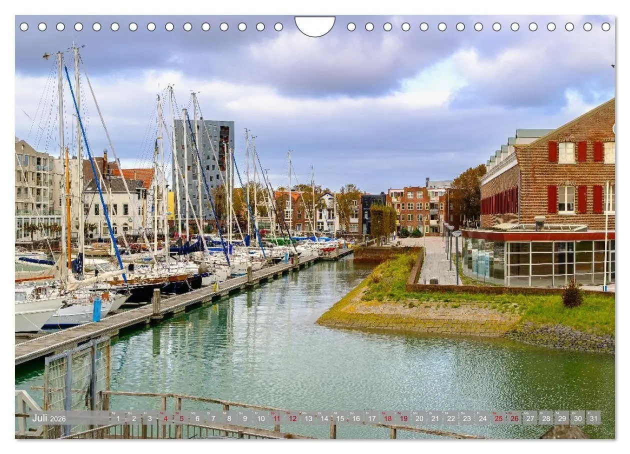 Bild: 9783516726039 | Ein Blick auf Vlissingen in Zeeland (Wandkalender 2026 DIN A4...