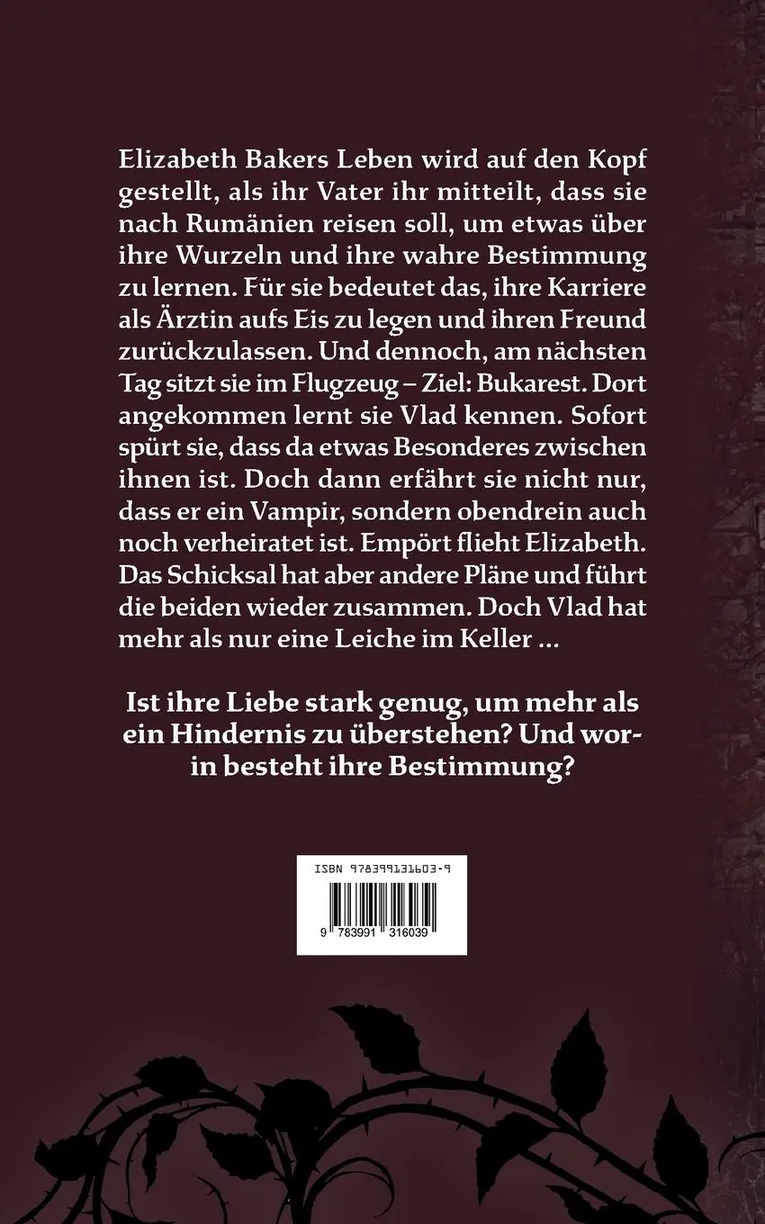 Rückseite: 9783991316039 | Elizabeth und Vlad | Sylvia Schwetz | Taschenbuch | 184 S. | Deutsch