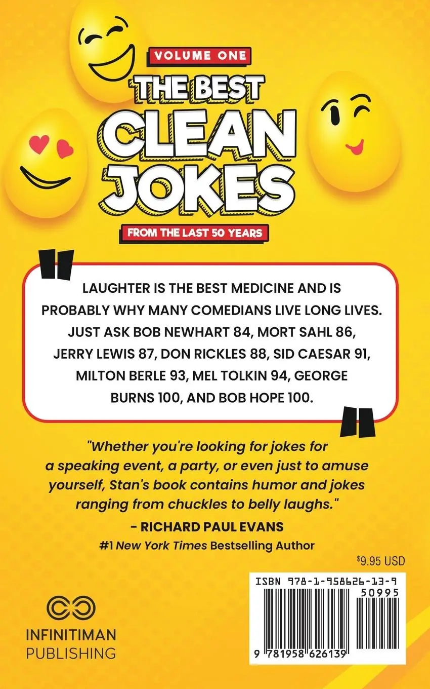Rückseite: 9781958626139 | Best Clean Jokes from the Last 50 years - Volume One | Taschenbuch