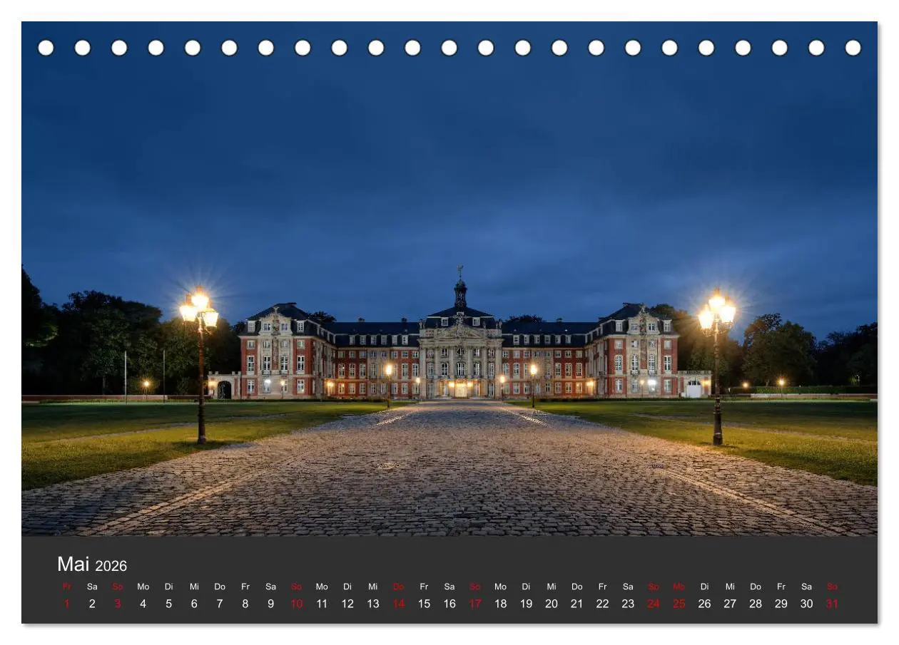 Bild: 9783457936139 | Münster mit Licht (Tischkalender 2026 DIN A5 quer), CALVENDO...