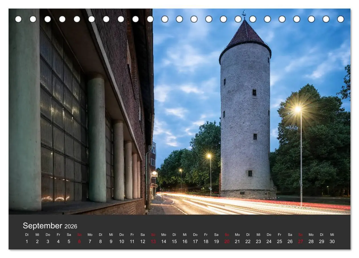 Bild: 9783457936139 | Münster mit Licht (Tischkalender 2026 DIN A5 quer), CALVENDO...