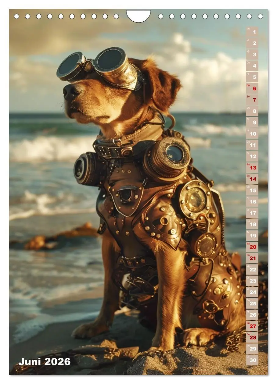 Bild: 9783516266139 | Steampunk Fauna (Wandkalender 2026 DIN A4 hoch), CALVENDO...