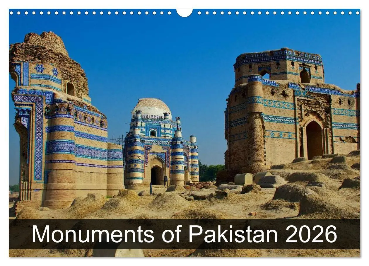 Cover: 9783516576139 | Monuments of Pakistan 2026 (Wall Calendar 2026 DIN A3 landscape),...