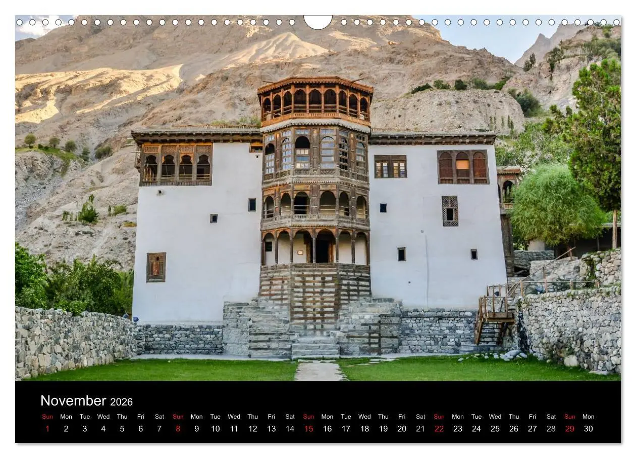 Bild: 9783516576139 | Monuments of Pakistan 2026 (Wall Calendar 2026 DIN A3 landscape),...
