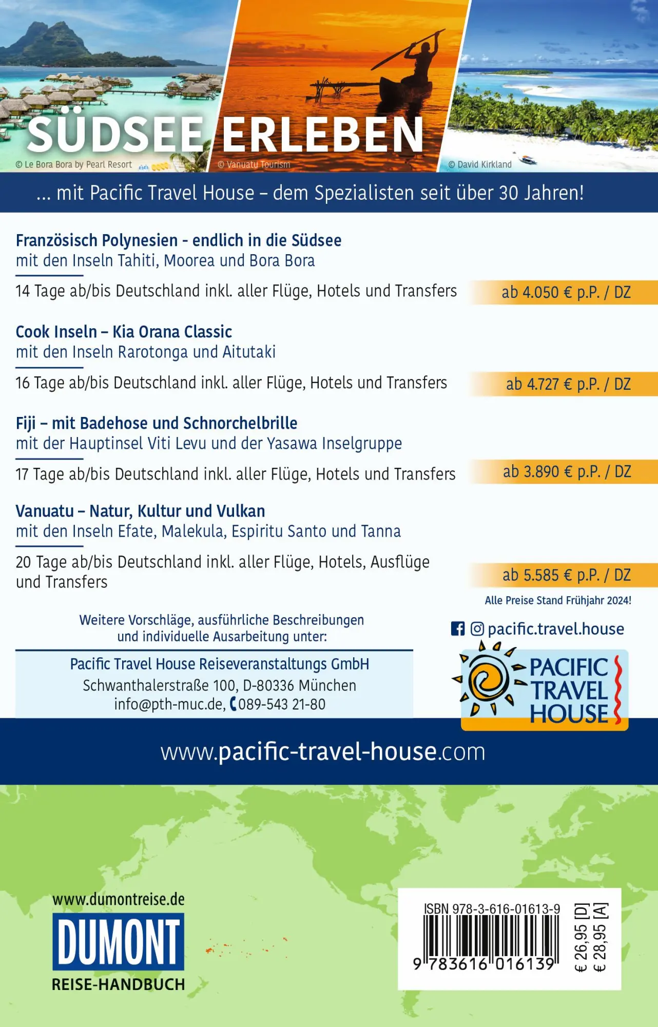 Rückseite: 9783616016139 | DUMONT Reise-Handbuch Reiseführer Südsee | mit Extra-Reisekarte | Buch