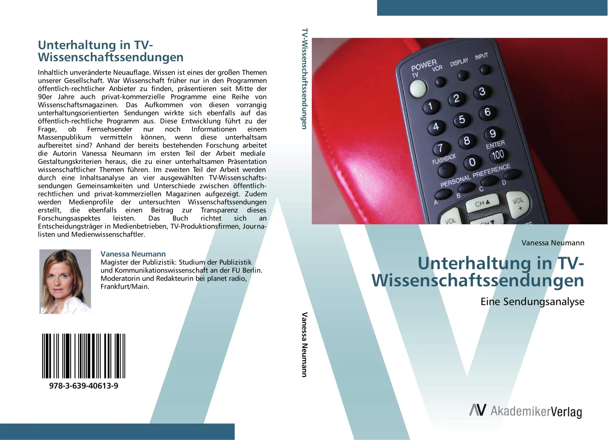 Cover: 9783639406139 | Unterhaltung in TV-Wissenschaftssendungen | Eine Sendungsanalyse