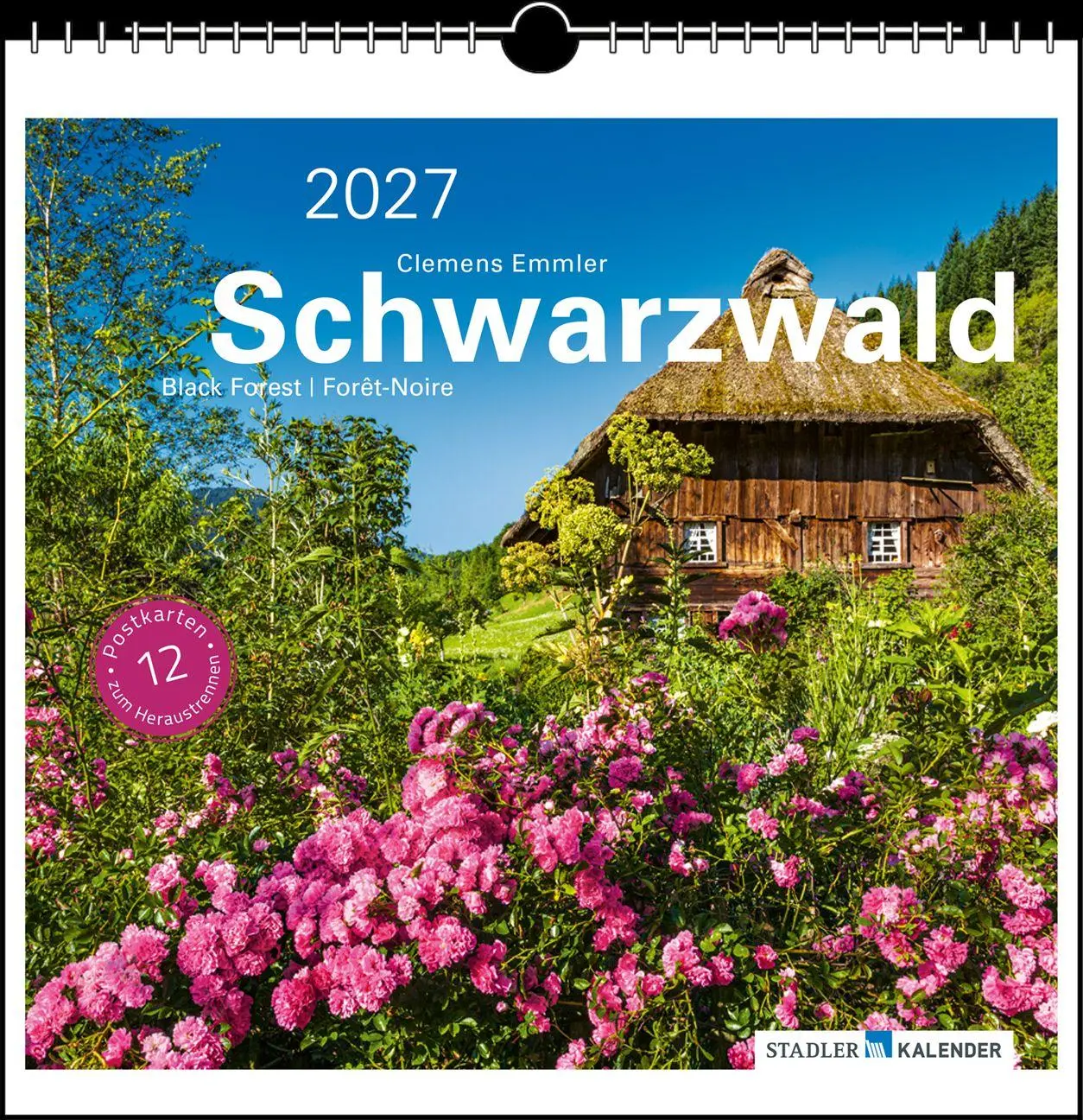 Cover: 9783861926139 | Schwarzwald 2027 | Postkarten-Tischkalender | Clemens Emmler | 13 S.