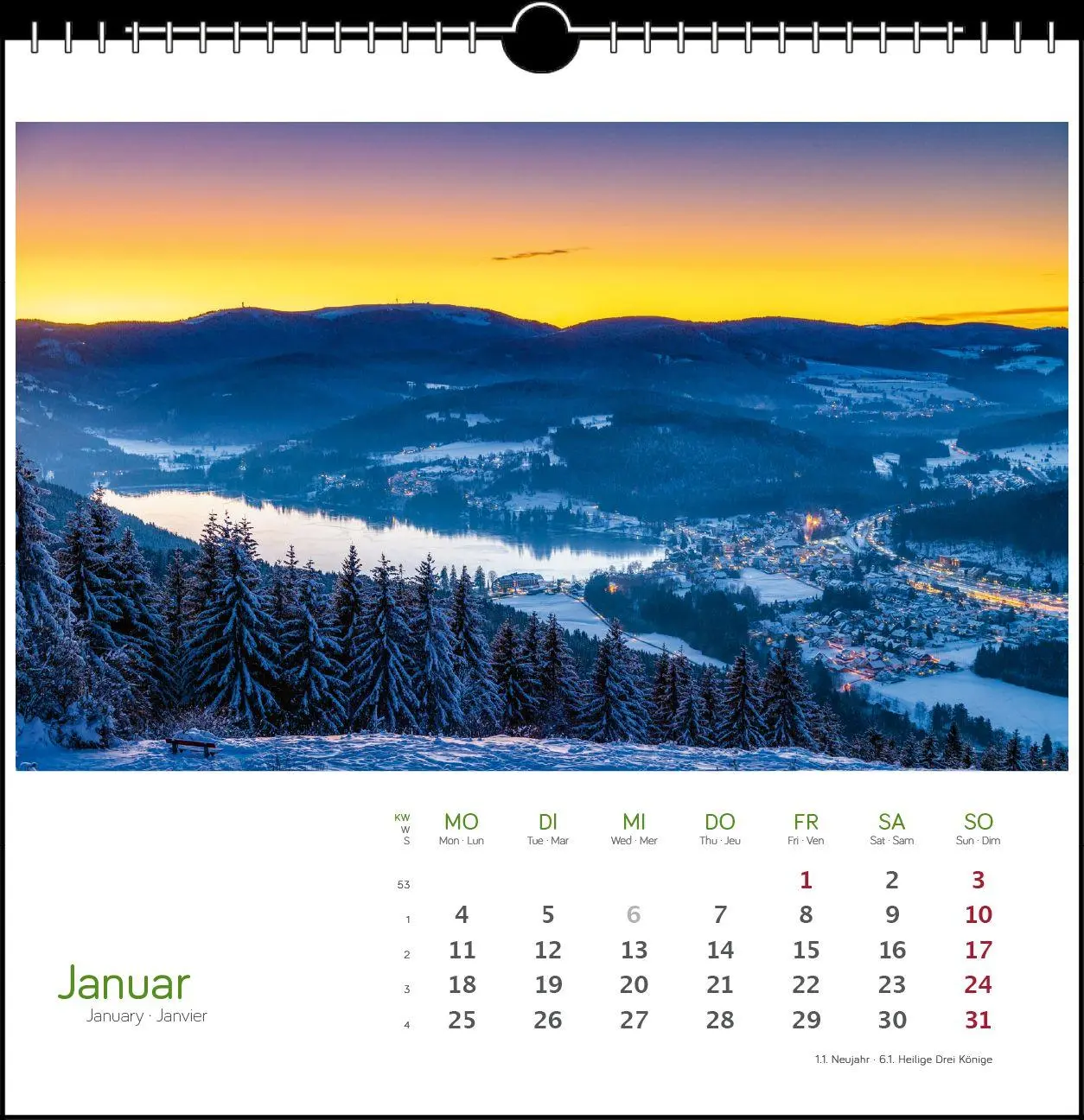 Bild: 9783861926139 | Schwarzwald 2027 | Postkarten-Tischkalender | Clemens Emmler | 13 S.